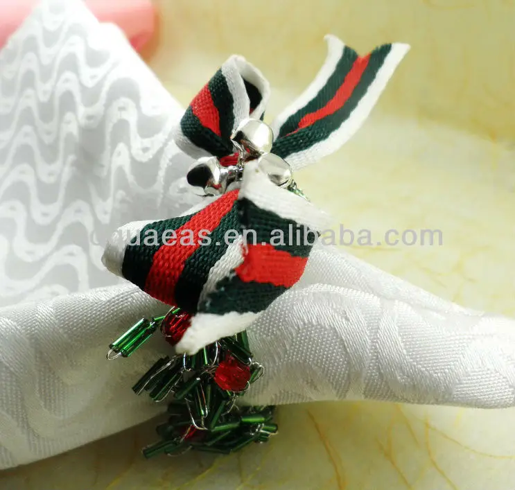 

beaded wedding napkin ring, napkin holder, decoration napkin ring