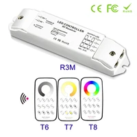 new constant voltage mini multi zone cct rgbw dimmer controller dc12v 24v rf receiver led strip touch controller remote control