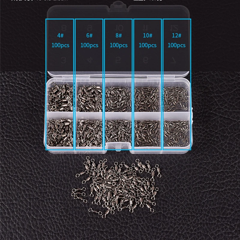 500 шт./корт. Рыболовные соединительные инструменты из нержавеющей стали ультра