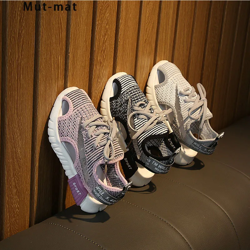 2019 летние детские вразлёт плетение сандалии в большой мальчик студенческие