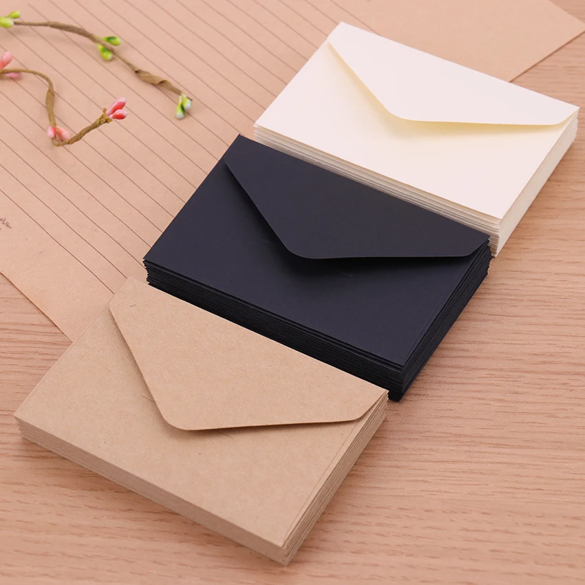 20 шт. классические компактные бумажные конверты с окошком, конверты для свадебных приглашений, подарочные конверты