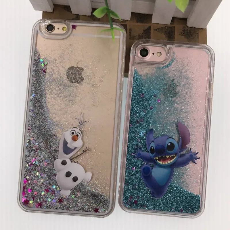 Для Iphone7 7 plus чехол Чеширский кот Минни мультфильм звезда зыбучий песок флэш