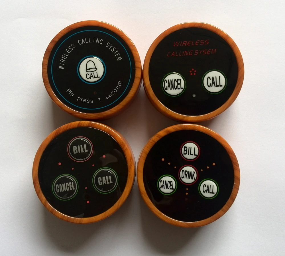 Беспроводная система пейджера беспроводной звонок официанта оборудование для