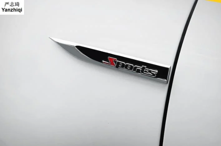 Бесплатная доставка 2 шт./лот пластина оставляет тело декоративная лента логотип