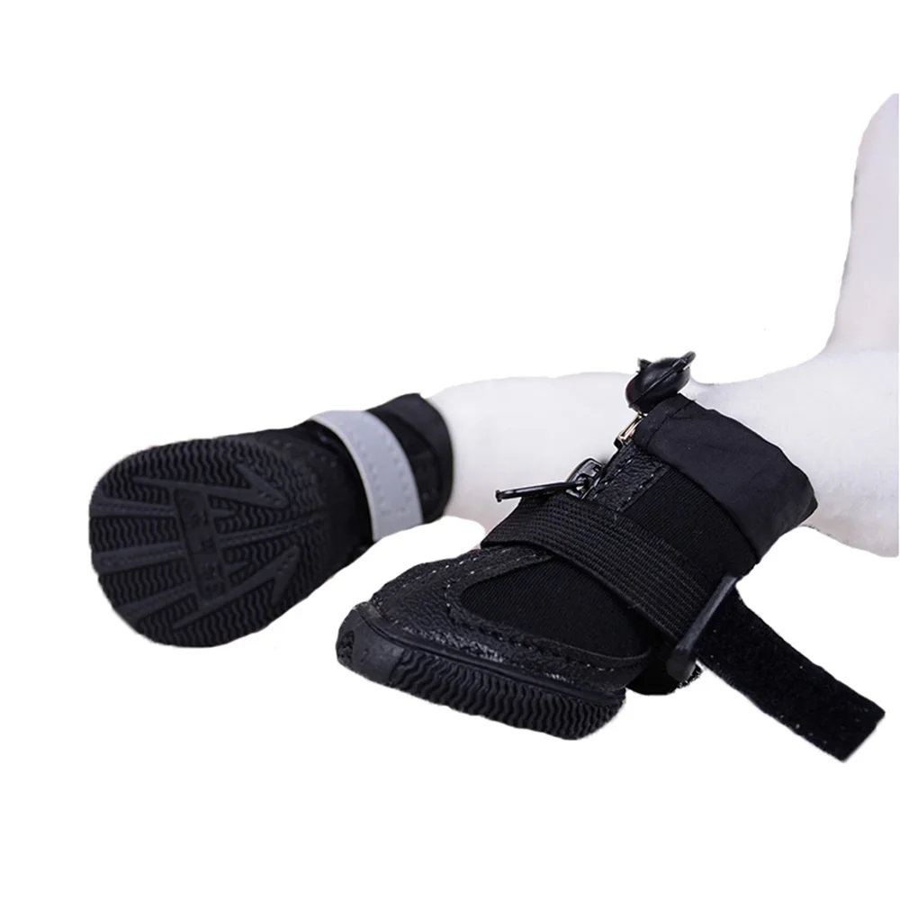 Обувь для собак теплая обувь нескользящая водонепроницаемая маленьких больших