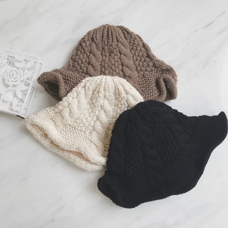 Aorice CF991 2019 New Fashion Knit Fisherman Hat Female Wild Warm Autumn and Winter Pot Cap Wool | Аксессуары для одежды