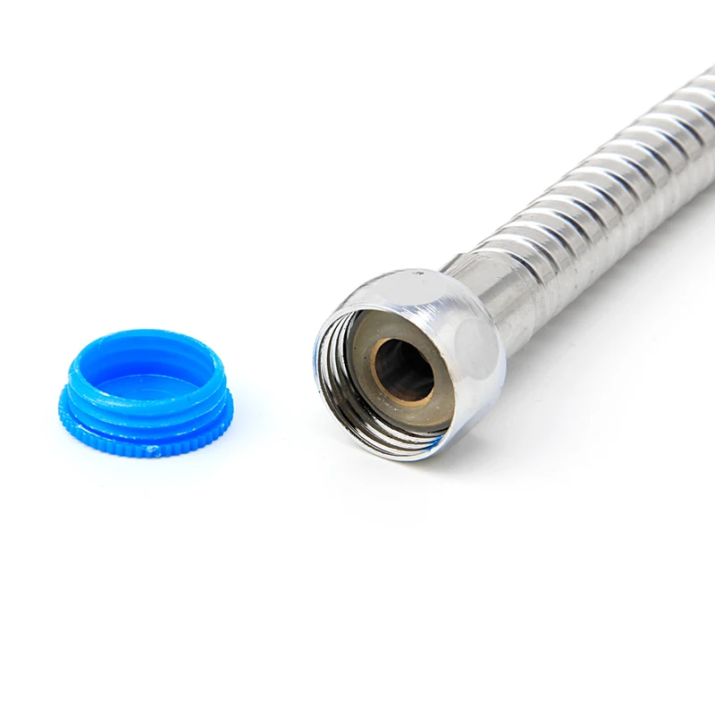 Сменный шланг для душа с защитой от поворота 2 м гибкая хромированная Лейка из