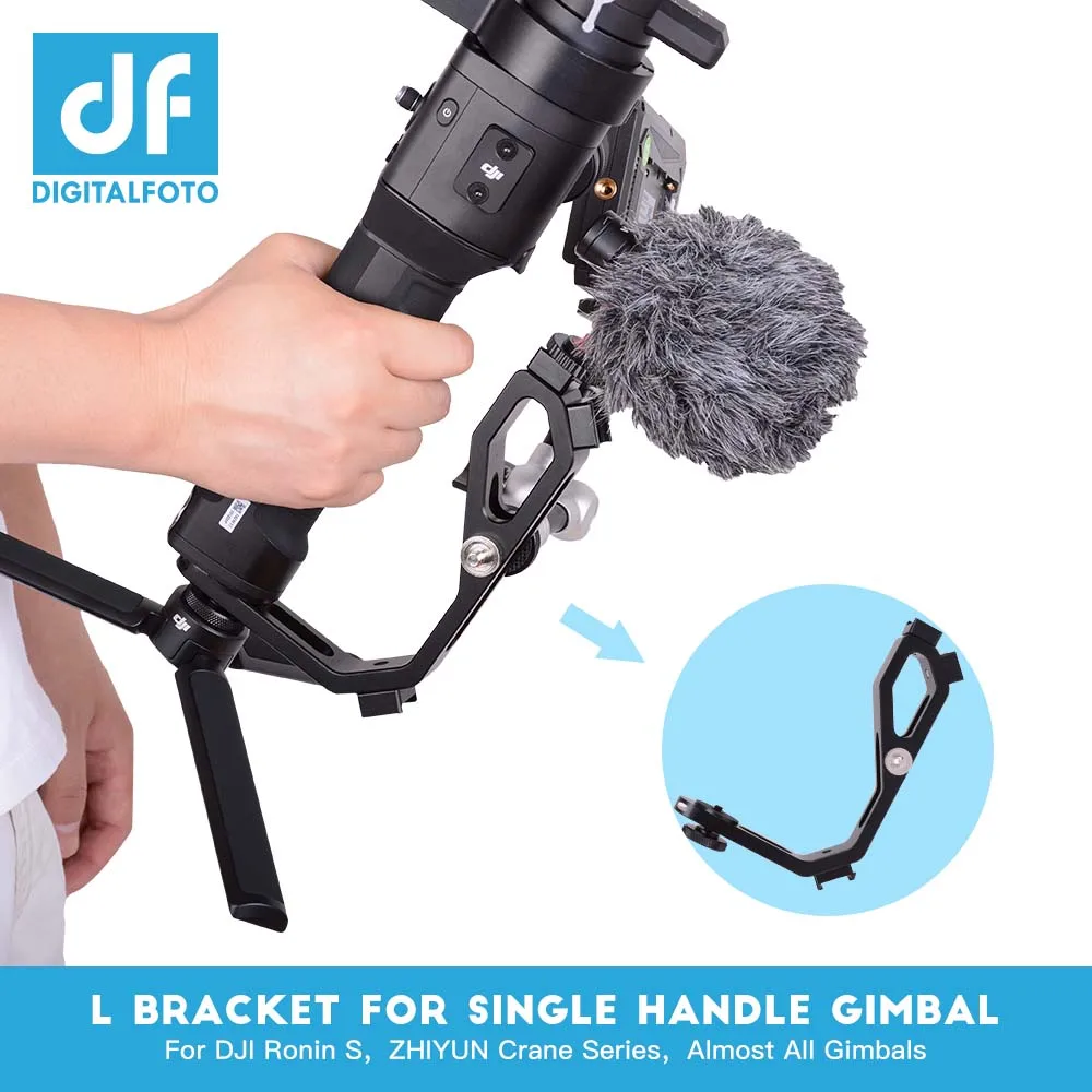 L кронштейн с 3 Горячий башмак крепление ручка magic arm для gimbal прикрепить монитор микрофон zhiyun кран 2/MOZA/feiyu/Dji Ronin S Аксессуары