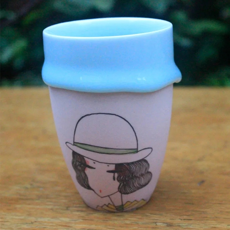 Китайская глиняная чашка Цзиндэчжэнь керамическая сомнительная кофейная для