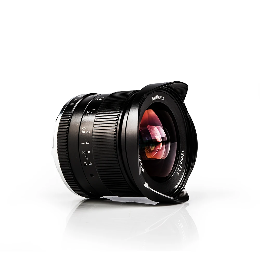 Ультраширокоугольный объектив 7artisans 12 мм f2.8 для Sony E mount беззеркальных камер A6500