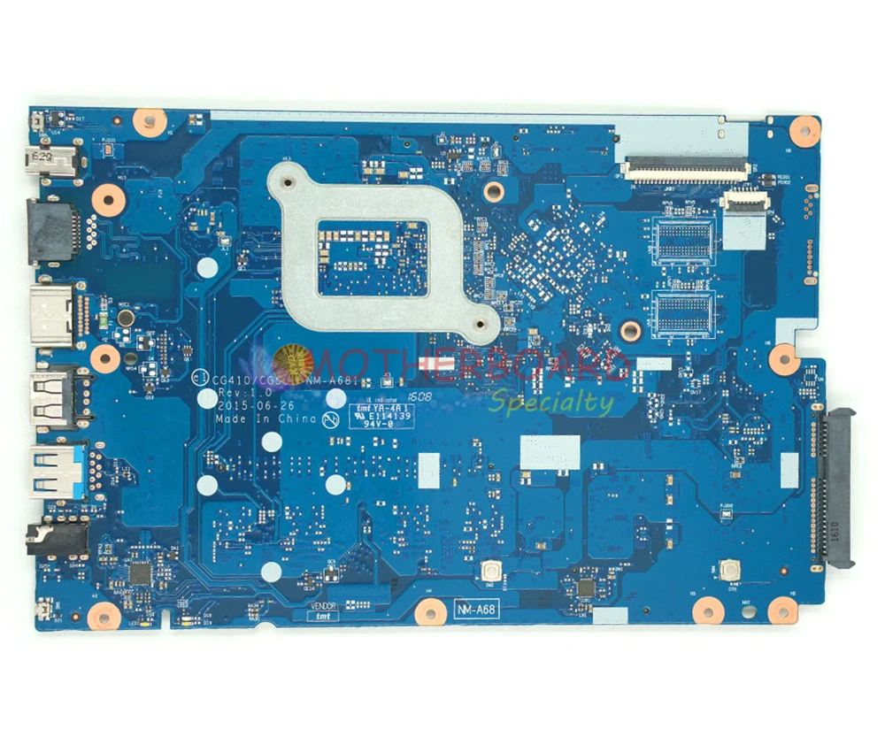 Vieruodis для Lenovo Ideapad 100 15IBD материнская плата ноутбука SR240 I3 5020U CPU DDR3 5B20K40900 CG410/CG510 NM