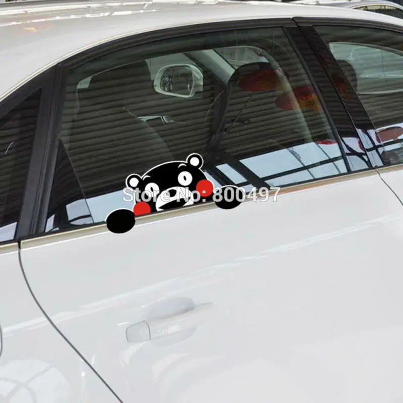 Новейший автомобильный Стайлинг милый супер талисман Kumamon наклейки для