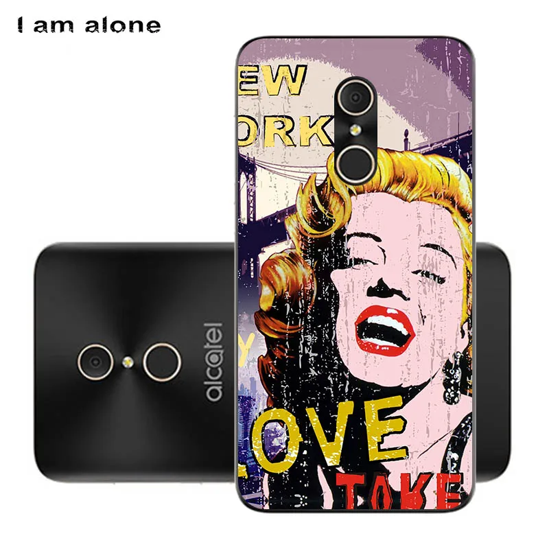 Solf TPU Y12 Чехол для телефона I am alone для Alcatel A3 Plus 3g OT-5011 5011A 5011X5,5 дюймов, модные чехлы из ТПУ для мобильных телефонов - Цвет: Solf TPU Y12