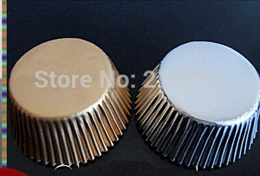 Мини-Формы для кексов из фольги золотистые серебристые синие розовые | Дом и сад