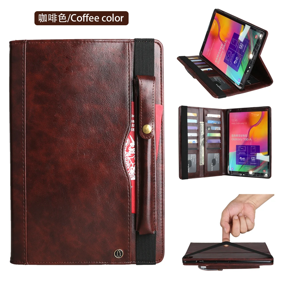 Флип-подставка кожаный магнитный умный держатель для карандашей Funda Capa Cover Coque Case