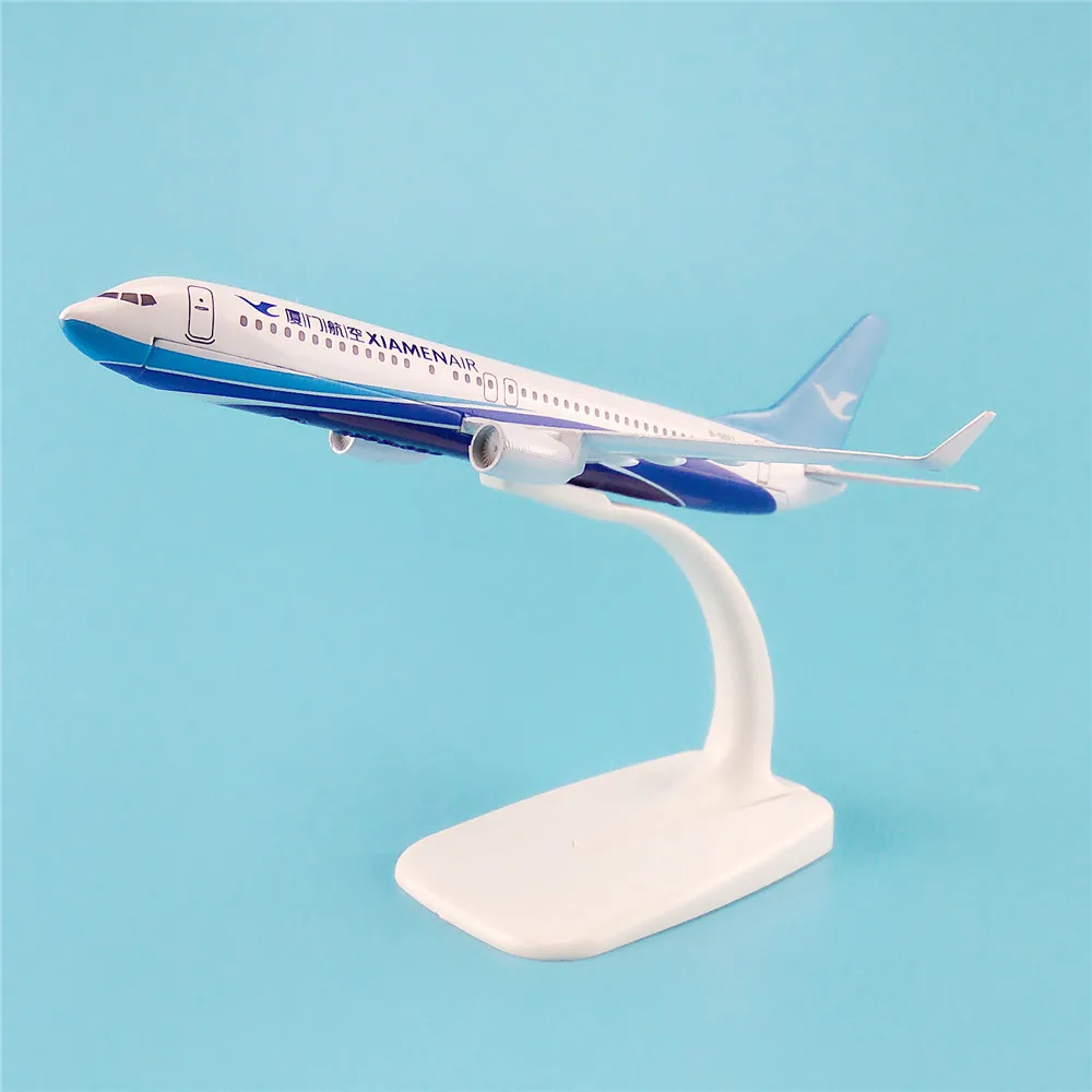 16 см металлическая модель самолета воздуха Китай Сямэнь эйр B737 800 Boeing 737
