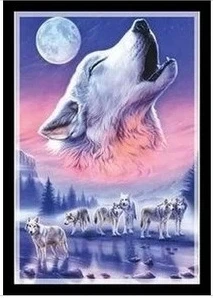 

Needlework DIY Wolf Cross stitch,kit For Embroidery set,seven wolf animal pattern Count Cross-Stitch kit decorative painting