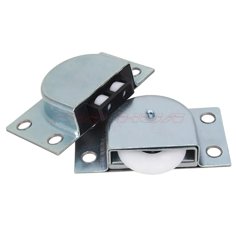 2 пары раздвижных дверей для шкафа ролик двери шкив из нержавеющей стали шкаф