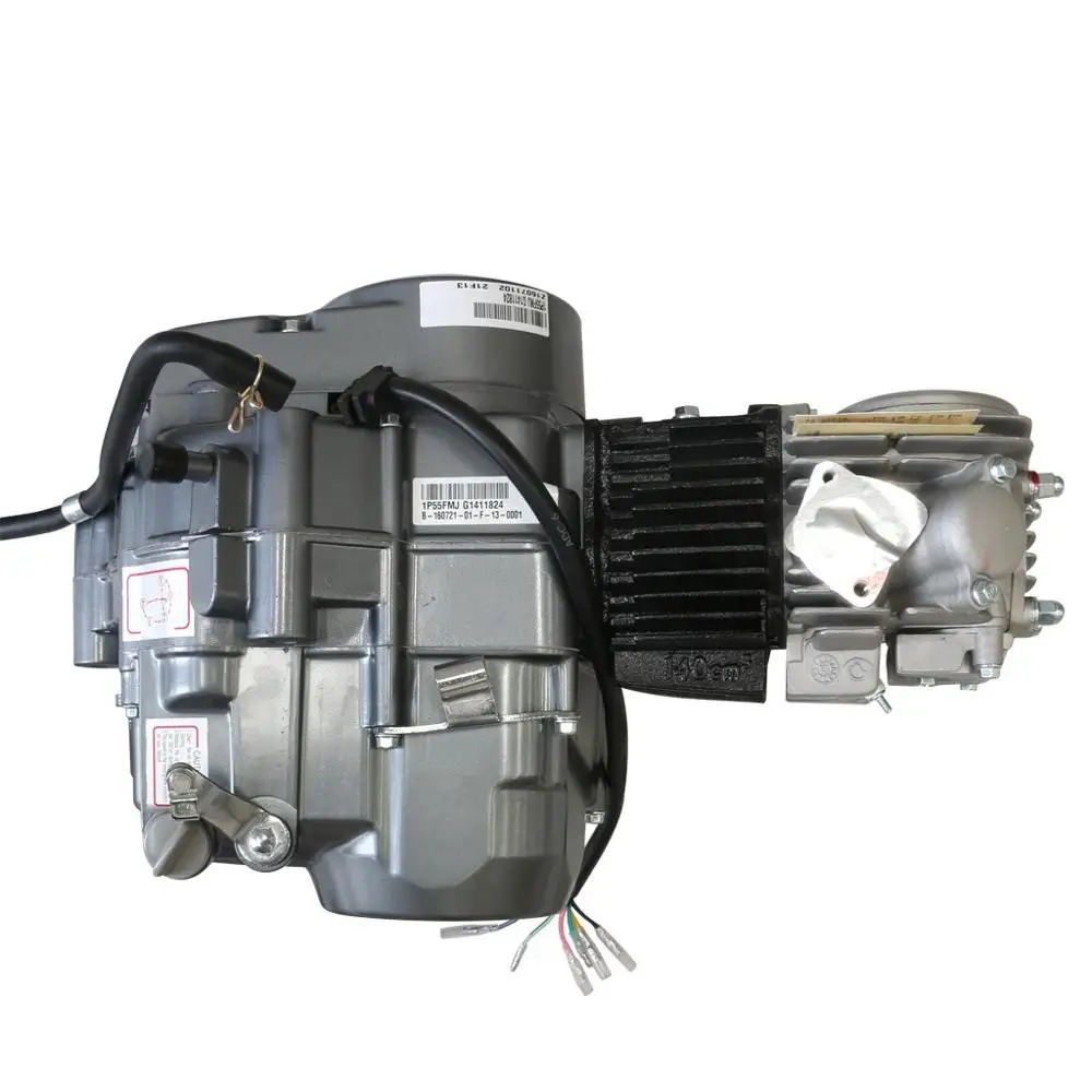 TDPRO Lifan 4 тактный двигатель 140cc запуск двигателя мотоцикла грязи питбайк двигатели стартер+ Масляный радиатор+ выхлоп+ 45 мм воздушный фильтр+ рычаг