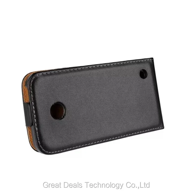 Чехол из натуральной кожи для Nokia Lumia 630 Dual 635, Классический Тонкий флип-чехол+ защита экрана