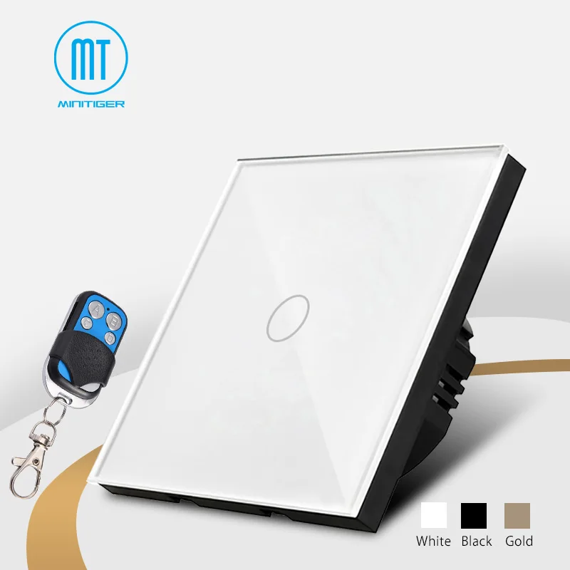 ЕС стандартный MiniTiger Сенсорный Экран Smart Switch поверхность водостойкое закаленное