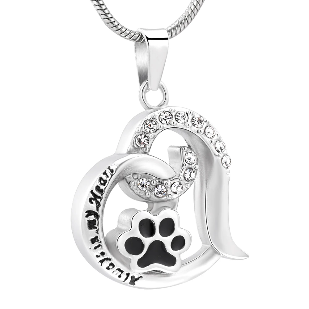 IJD10031Dog/Cat Paw печать кремации ювелирные изделия для домашних животных всегда в моем