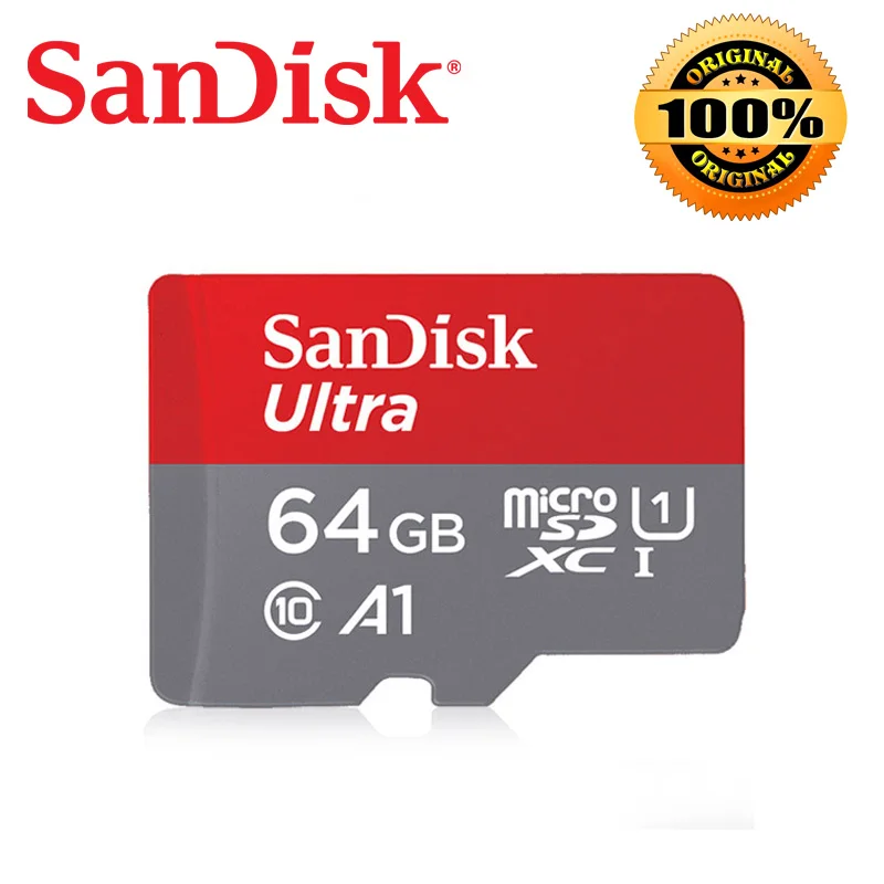 Двойной Флеш накопитель SanDisk micro sd объемом до 32gb microsd памяти 32 Гб или 64 ГБ tf карта