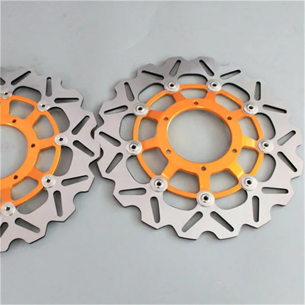 A Для Honda CBR600RR 03-14 CBR1000RR 04 05 CB1300 03-09 мотоцикл передние плавающие тормозные диски ротора CBR 600 600RR 1000 RR 1000RR - Цвет: A