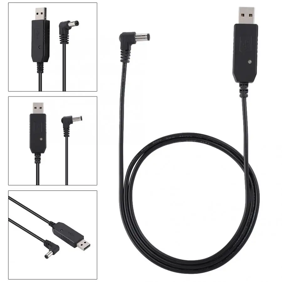 Зарядное устройство USB Walkie Talkie (9 10 8 В) трансформаторный кабель для Baofeng UV 5R 82 BF F8HP