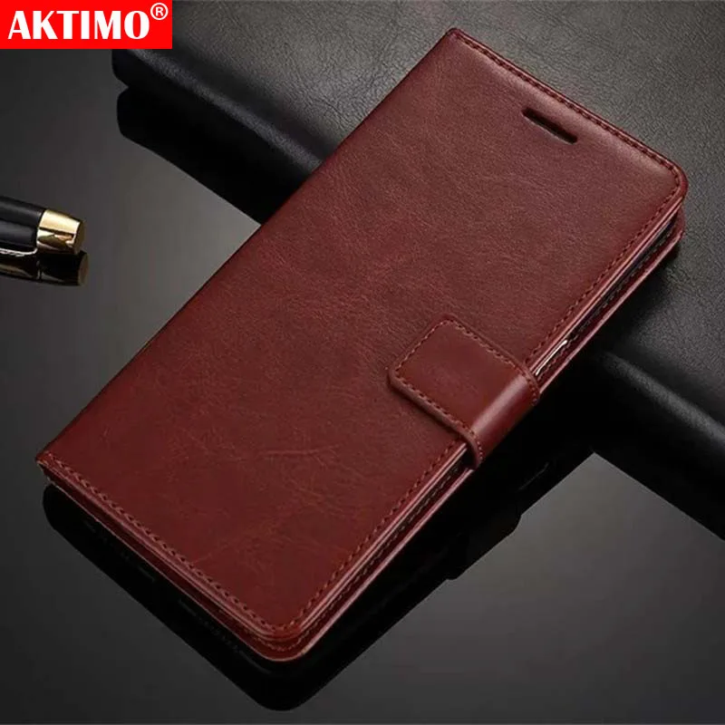 Кожаный чехол бумажник для Xiaomi Redmi Note 7 5 4 4X Pro 4A Plus Mi 5X 6X A1 A2 8 Lite 9 SE 5A