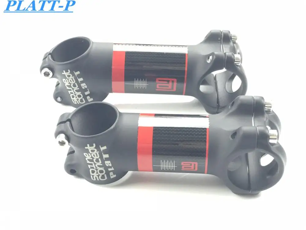 PLATT белый гладкий красный комплект ALU углеродный руль для горного велосипеда +