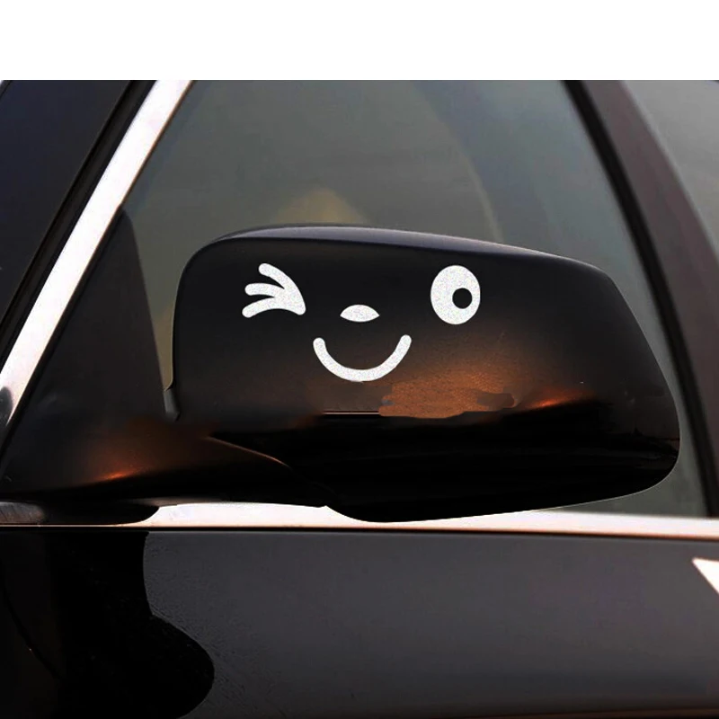 2 шт злой кролик гоночный зеркальный винил заднего вида Наклейка на окно