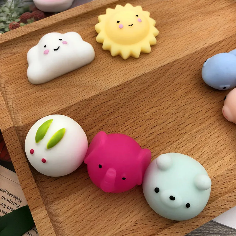 Сквиши Смешной Кальмар Шутка Антистресс Игрушка Картон Антистресс Медленный Разгружающий Милый Кот Для Игрушки Мочи Мягкое Животное Эмоциональные знаки.
