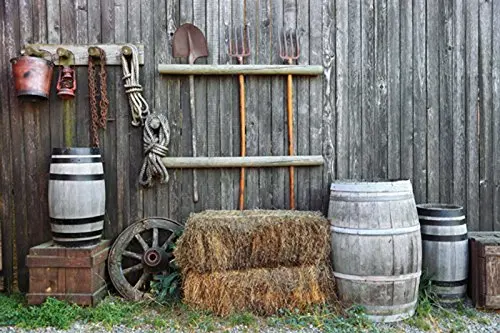 Фото 5X7 футов винтажный деревянный забор старая ферма фотография новорожденный