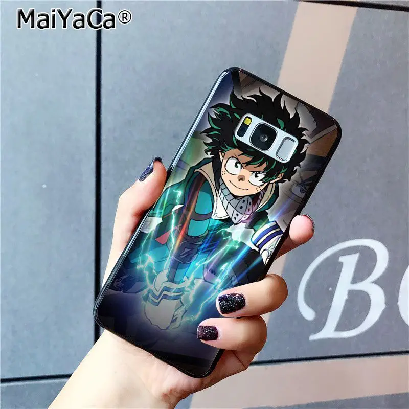 MaiYaCa аниме Моя геройская Академия deku и bakugou чехол для телефона Samsung Galaxy S20 S8 S7 edge S6