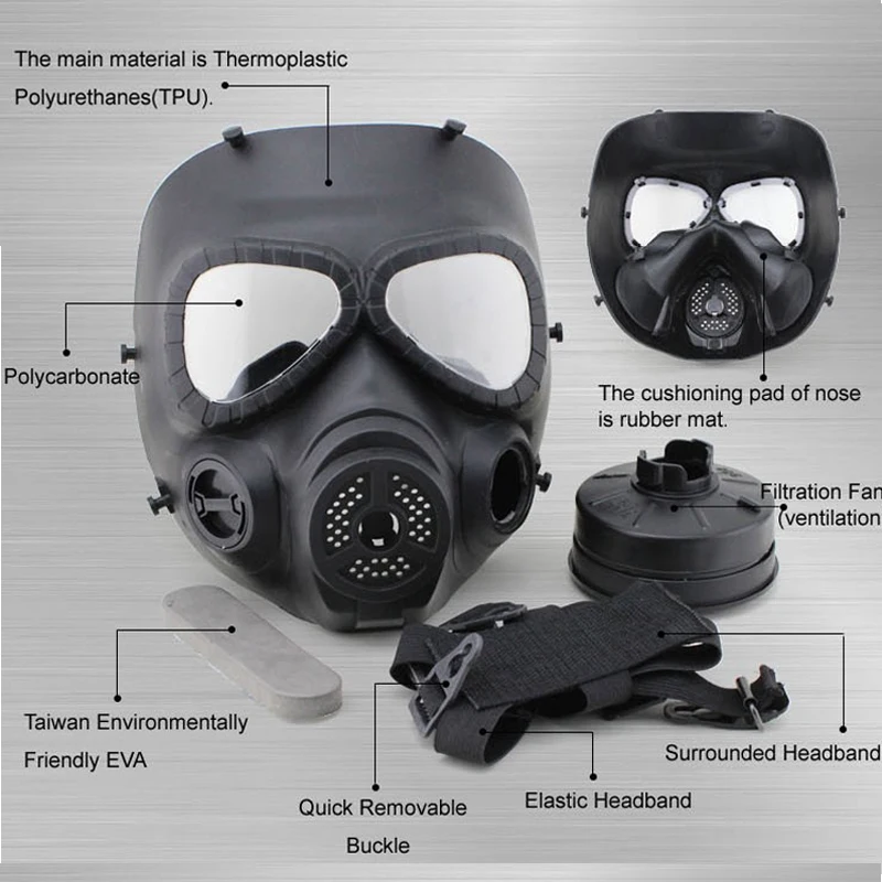 Тактический Череп маски страйкбол пейнтбол Манекен противогаз полный уход за