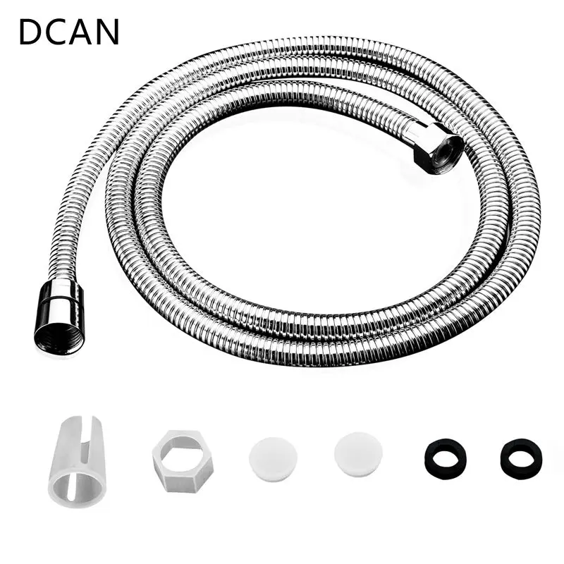

DCAN Plumbing Hoses Stainless Steel Shower Hose 1.5m Plumbing Hose Bath Products Bathroom Accessories SUS304 Shower Tubing/Hoses