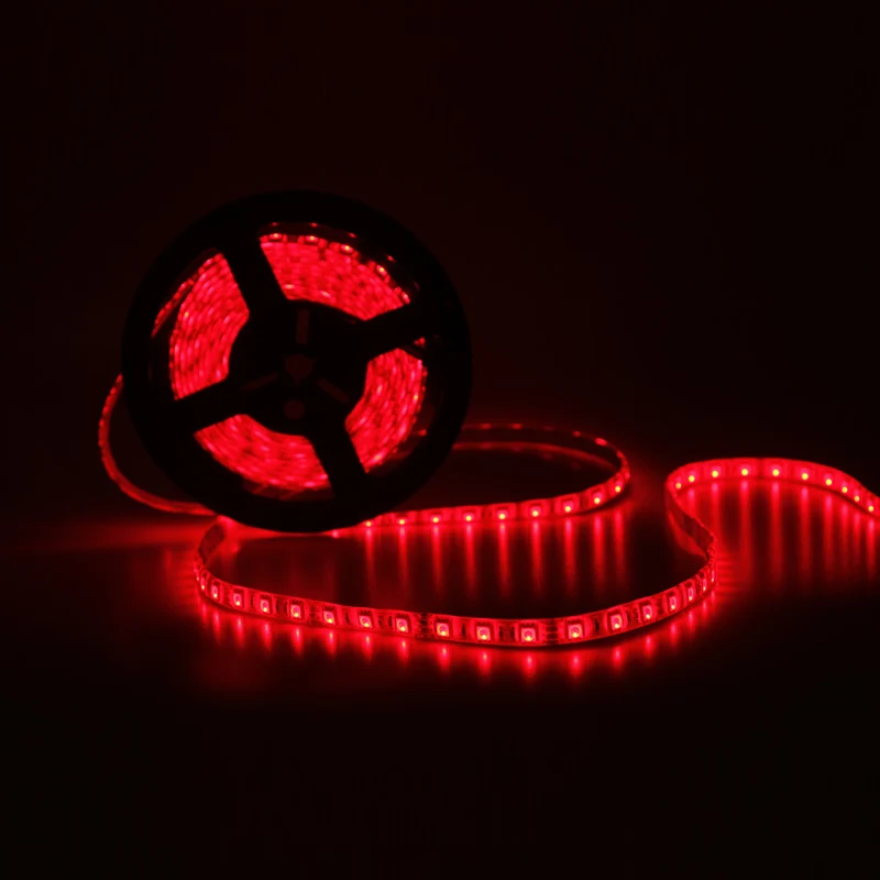 LED Strip Light RGB 5050 SMD Flexible Ribbon Stripe 5M Tape Diode Full set include DC12V Remote Controller Adapter EU US | Лампы и