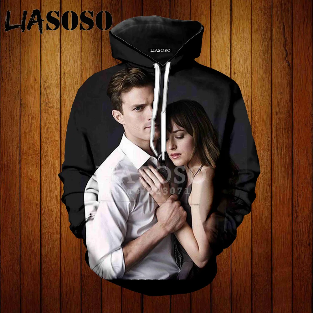 LIASOSO женские мужские футболки с 3D принтом спортивные худи свитшоты пуловеры
