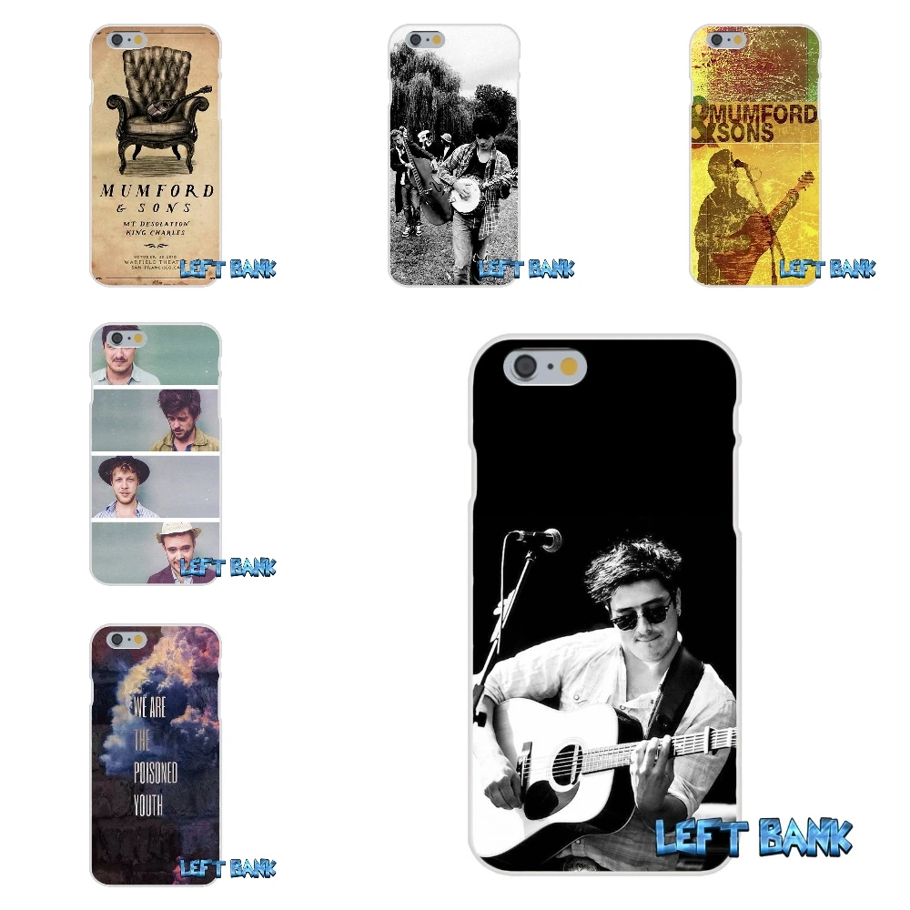 Mumford and Sons Rock Band Мягкий Силиконовый ТПУ Прозрачный чехол для iPhone 4 4S 5 5S 5C SE 6 6S 7 Plus|case