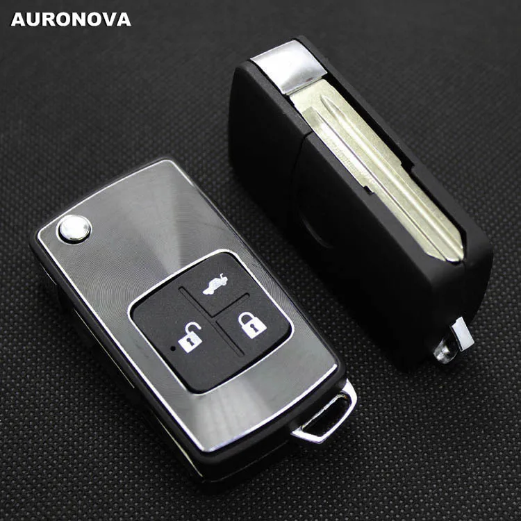 AURONOVA новый обновленный Складной Корпус ключа из нержавеющей стали для Buick Excelle
