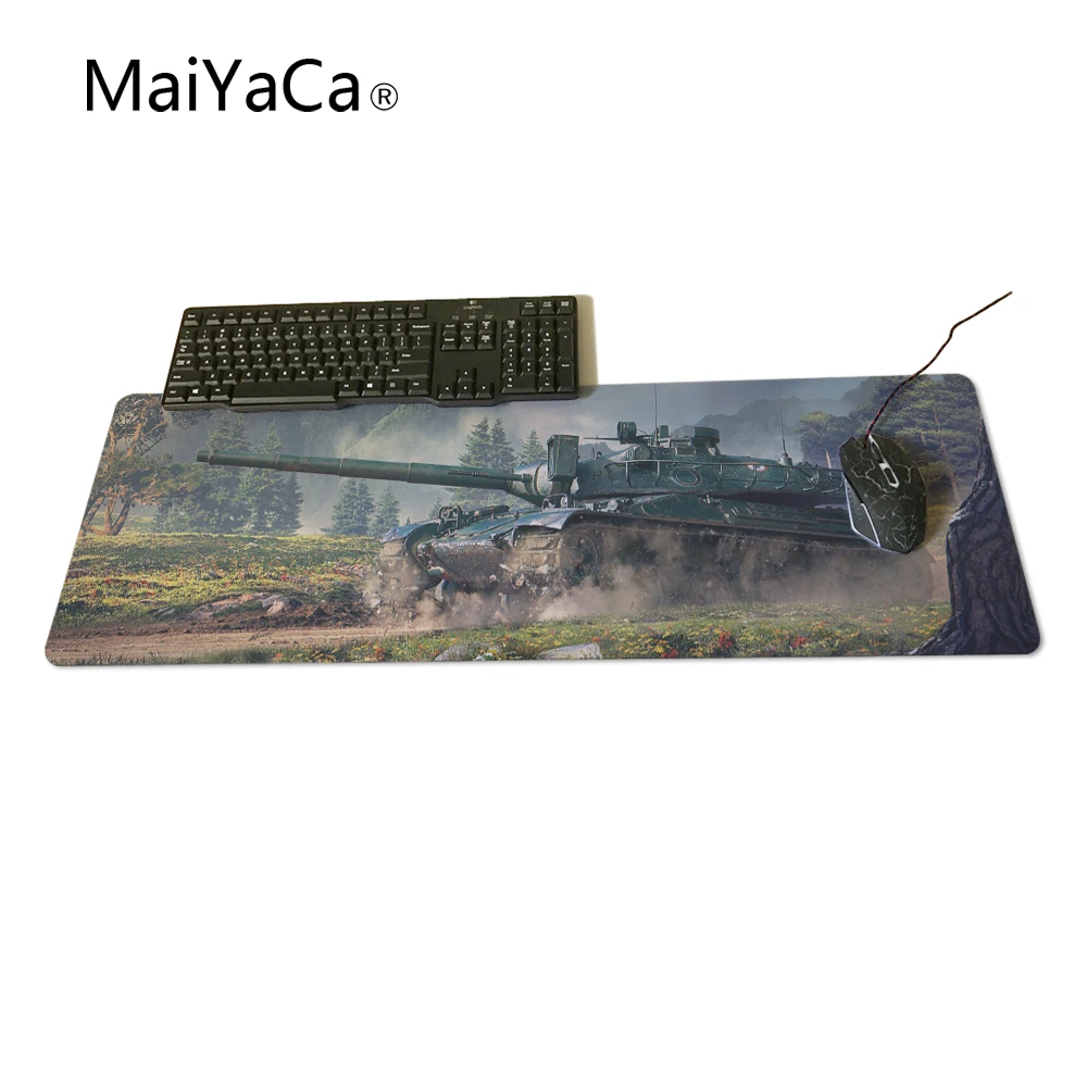 MaiYaCa World of tanks коврик для мыши 700x300 мм коврик для мыши Notbook компьютерный коврик для мыши пользовательский игровой коврик мышь геймер для ноутбука мышь