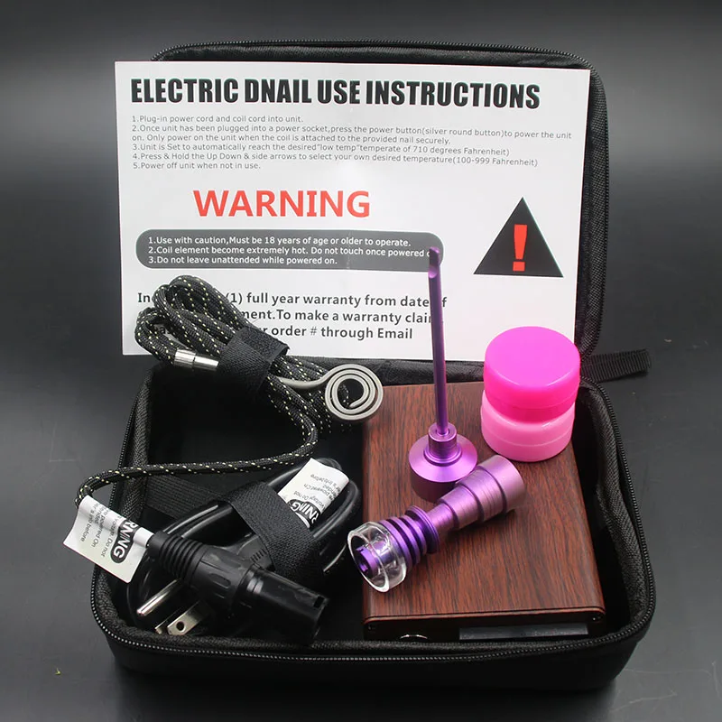 Электрический dab Enail комплект Gr2 titanium quartz лак для ногтей PID TC цифровой коробка