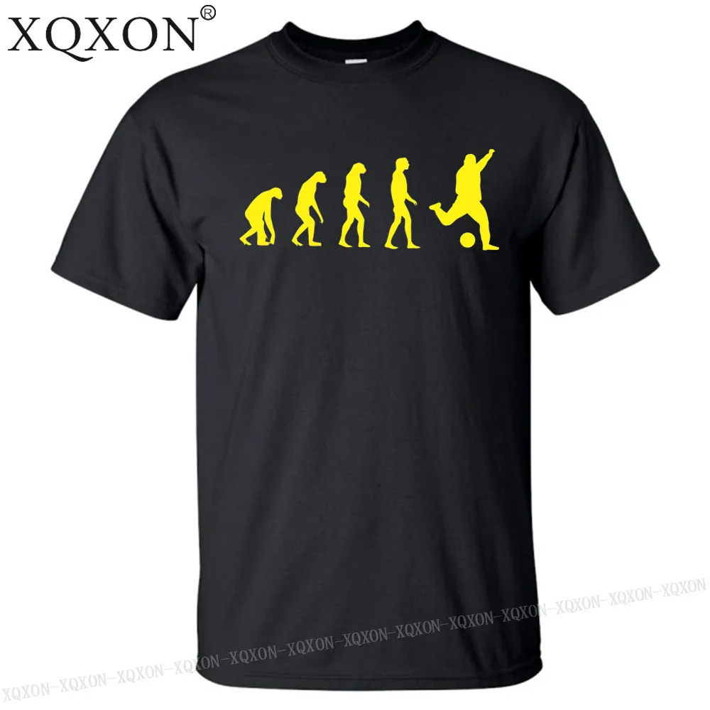 New-summer cotton t shirt Evolved to play Soccer design Short sleeved men t-shirt tee tops K309 | Мужская одежда