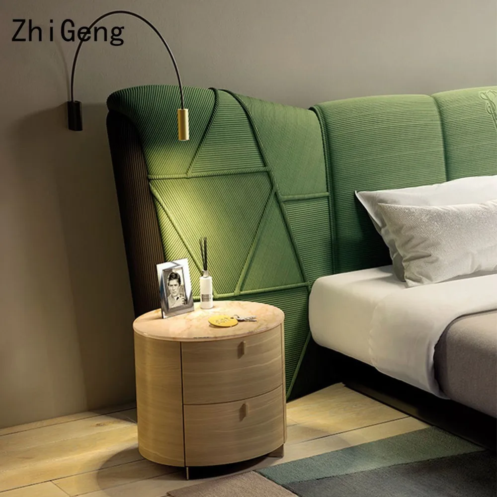 ZhiGeng G10 Геометрическая полукруглая настенная лампа прикроватный коридор прохода