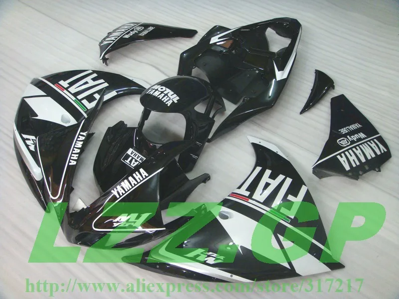 

Injection 100%NEW Black fairing kits for YAMAHA YZF R1 09 10 11 YZF-R1 09-11 YZF1000 YZF R1 2009 2010 2011 fairings #5T5XN