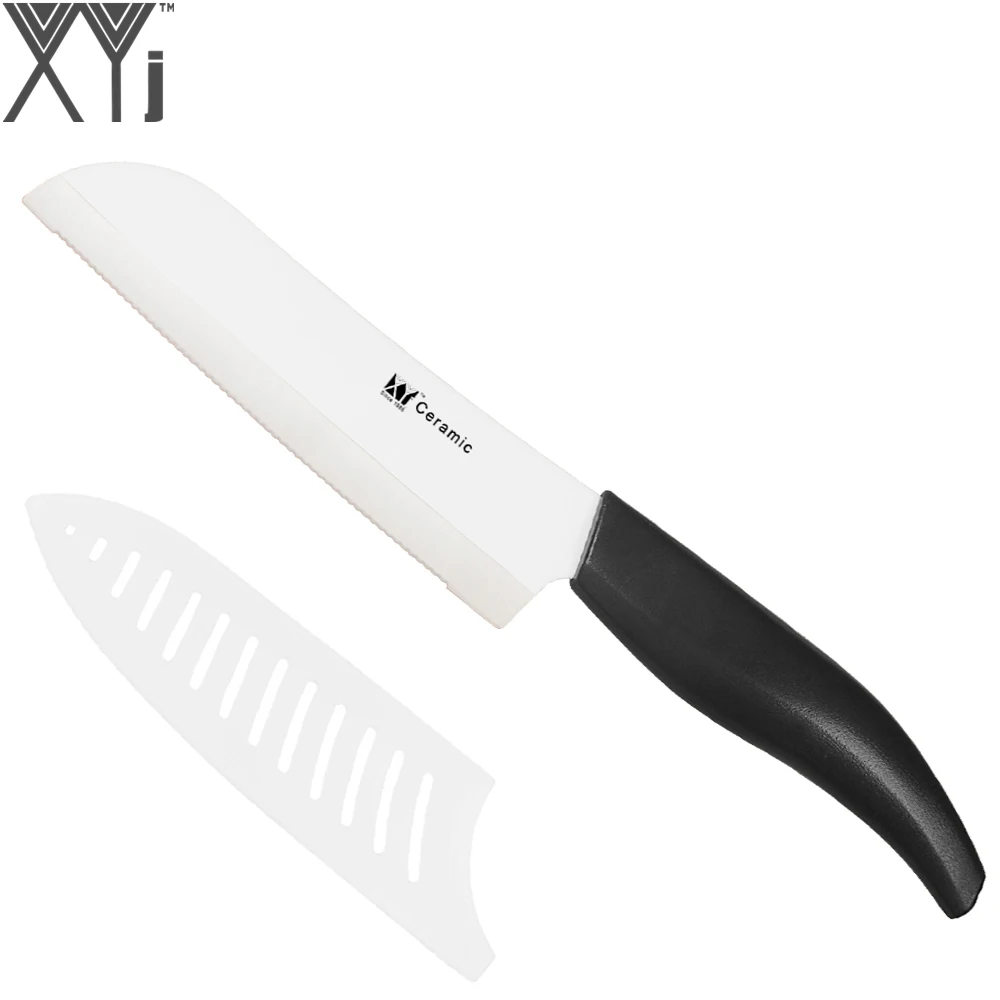 Xyj 5 &quotКерамика Ножи Экологичные santoku Кухня может использоваться как зубчатые