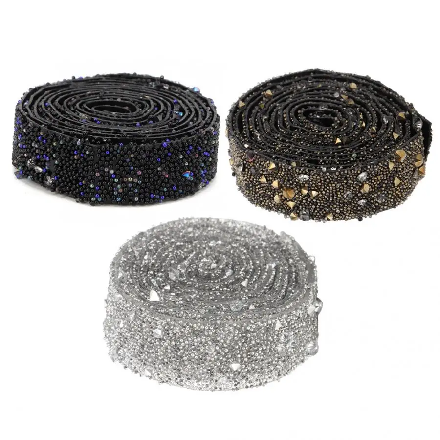 Кружевная ткань в африканском стиле 1 ярд тонкая блестящая кристальная расшитая