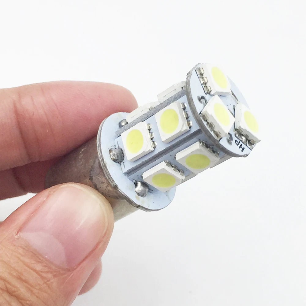 YSY 200 шт. 12 В 24 S25 1156 BAU15S P21/5 Вт 13 SMD 5050 Автомобильные светодиодные указатели поворота