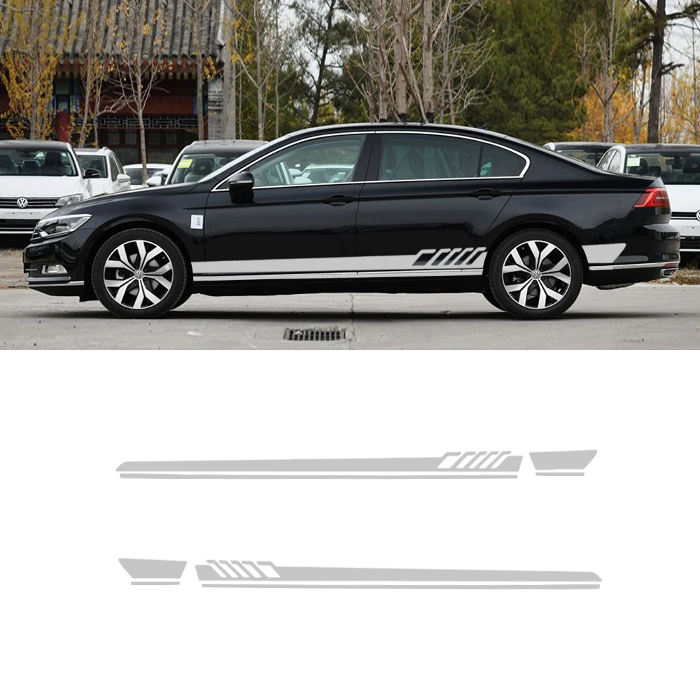 Светоотражающая наклейка на боковую дверь для VW T Roc R Cross Jetta Passat Golf Polo GTI Atlas